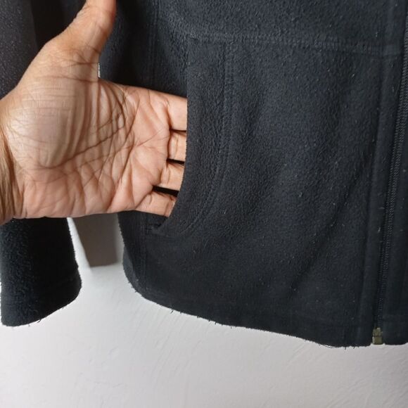 The North Face Black Full Zip Jacket w/Hood - Picture 5 of 8